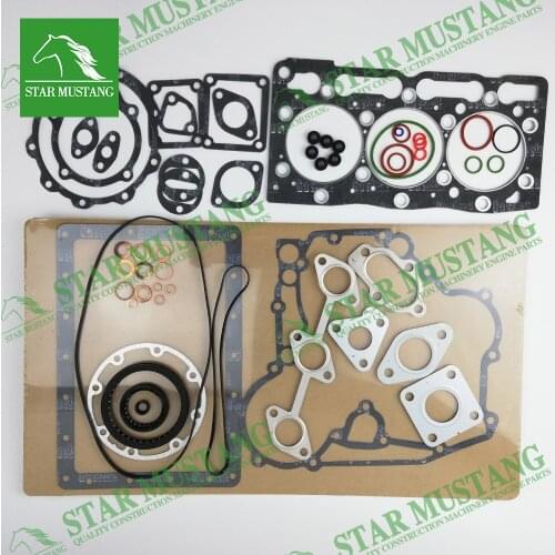 D1105 Gasket Kit Non Turbo Head Gasket 1G063-03310 Upper Gasket 1G062-99352 Lower Gasket 1G062-99360 For Kubota (For One Engine)