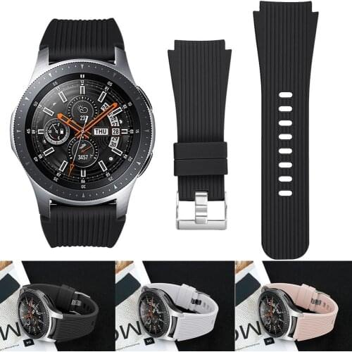 Soft Silicone Strap Watch Band 22mm Watchband Quick Release Replacement Bracelet Skin Friendly Wristband ForSamsung Galaxy Watch