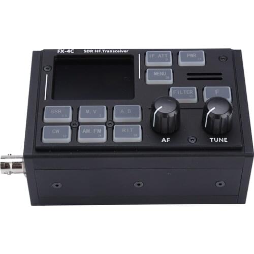 New FX-4C HF SDR Transceiver 10W Amateur Radio SSB CW AM FM TX 3.5M-29MHz RX 500KHz-50MHz