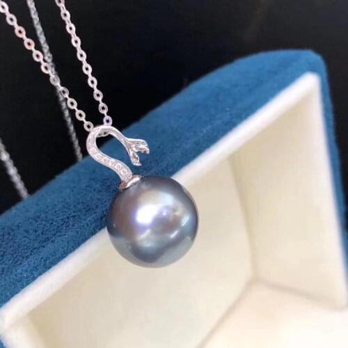 925 Sterling Silver Pendant Mountings Base Findings Jewelry Parts Fittings Accessories for Pearls Stones Beads Coral Agate