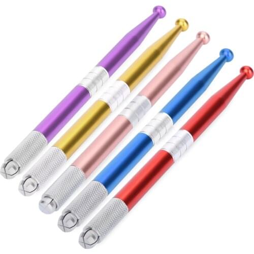Manual Alloy Stainless Embroidered Eyebrow Tattoo Pencil Machine Cosmetic Tool for Permanent Makeup