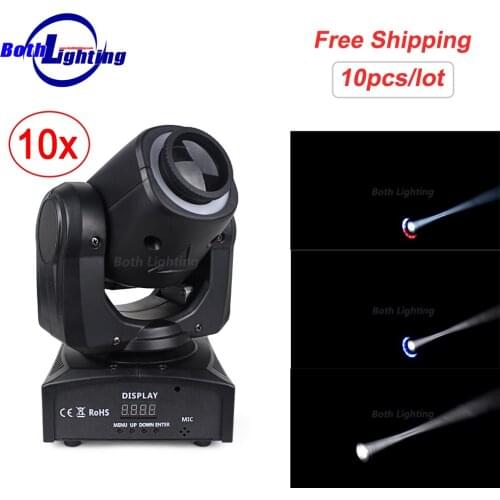 Stage Beam Light 30W Mini LED DMX gobo Moving Head Spot Light Club DJ Stage Lighting Party Disco Moving heads Light