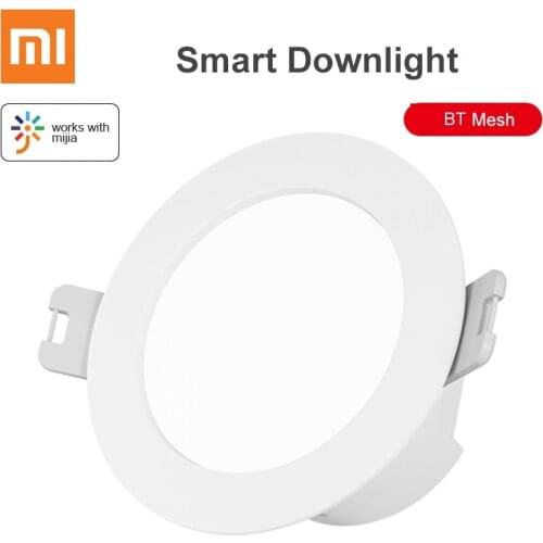 New Xiaomi Mijia Smart Led Downlight Bluetooth Mesh Version Controlled By Voice Smart Remote Control Adjust Color temperature