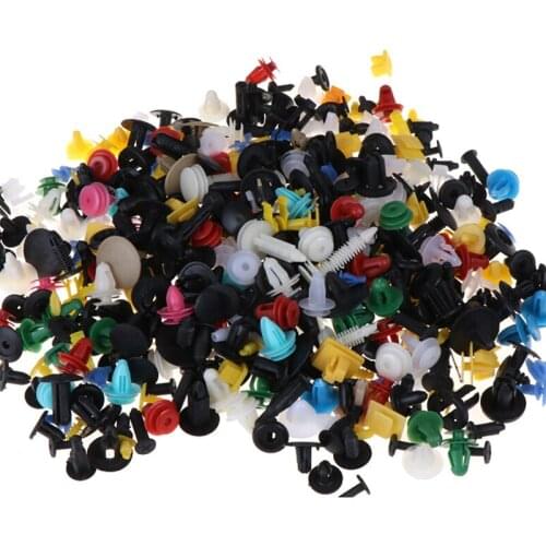 500 Pcs Universal Auto Fastener Car Bumper Clip Mixed Vehicle Retainer Rivet Door Panel Fender Liner