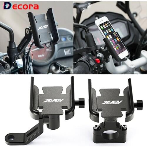 Universal For Honda XADV750 X-ADV750 X-ADV XADV 750 CNC Motorcycle Handlebar Mobile Phone Holder GPS Stand Bracket Accessories