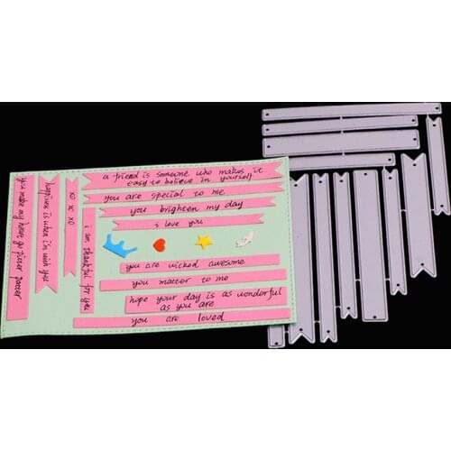 Skinny Strips Metal Cutting Dies Stencil Scrapbooking Photo Album Card Paper Embossing Craft DIY