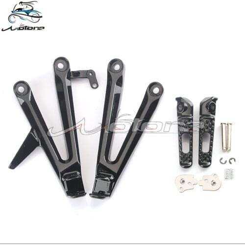 Rear footpegs Foot pegs Footrest Pedals Bracket For CBR1000RR CBR 1000RR 1000 RR 04 05 06 07 2004 2005 2006 2007