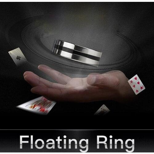 1PCs Floating Ring Magic Tricks Play Ball Pen Floating Effect of Invisible Suit Powerful Magic Props Magic Flying Classic Toys