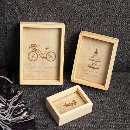 1PC Vintage Multi Photo Frame Fashion Home Decor Art Wooden Wedding Mini Pictures Frames Retro Handmade Family Frame