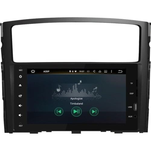 8 Inch Android IPS Screen 4GB RAM Car GPS Navigation For Mitsubishi Pajero V97 2006- Car Video Multimedia Player Bluetooth OBD