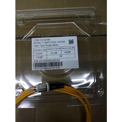 Aviation optical fiber jumper pigtail single head FC 1M single core 3.0mm number 14130188