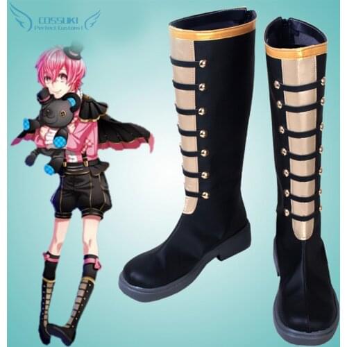 Dream kingdom and the sleeping 100 Prince Hinata Cosplay Shoes Boots Professional Handmade ! Perfect Custom for You