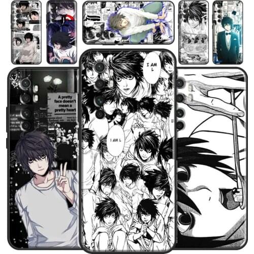 DEATH NOTE L Lawliet Case For POCO X3 Pro M3 F3 Cover For Xiaomi Mi 10T Pro 11 Ultra A3 9 10 Mi Note 10 Lite