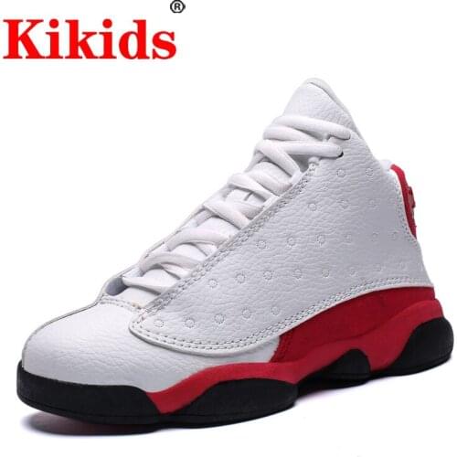 Kid Shoes Retro Basketball Shoes Fashion Versatile Older Child High Top Sneakers Girl Outdoor Non-slip Casual Shoes Boy Sneakers