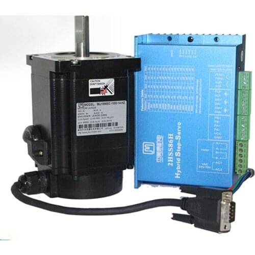 2 phase NEMA34 12Nm 1699ozf.in Closed loop Stepper servo motor driver kit JMC 86J18156EC-1000+2HSS86H