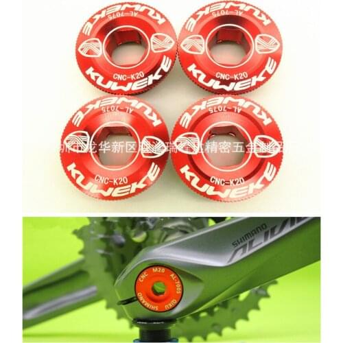 Hot MTB crankset XT hollow screw personality color decorative accessories mountain bike road car accessories 1PC free shipping