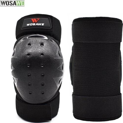 WOSAWE Adult Motorcycle Elbow Knee Pads Sets Protective Gear Cycling Skating Snowboarding Knee Elbow Guard Anti-slip Protector