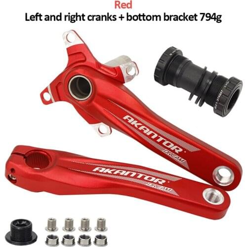 Bicycle Crank Set 104 BCD CNC Untralight Crank MTB/Road Bicycle Crankset With BB Crank for Bicycle Accessories Bike Part