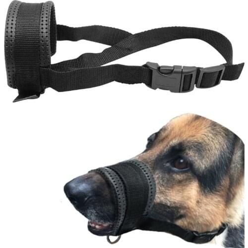 Dog mouth cover can be adjusted to prevent biting, barking and eating by mistake dog mask pet products