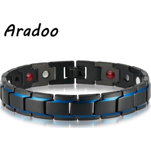 Stainless Steel Bracelet Titanium Steel Jewelry Germanium Magnet Energy Bracelet Fashion Jewelry Holiday gift