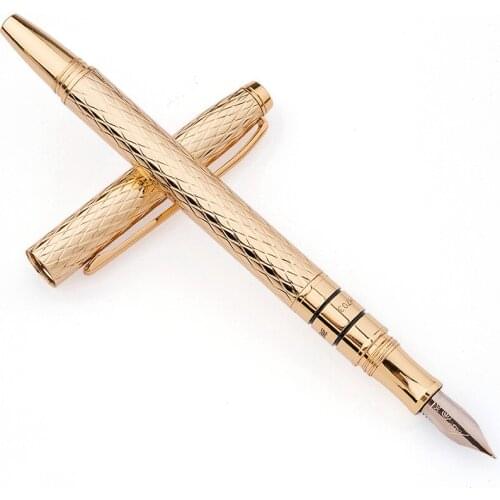 QSHOIC 0.5mm HERO Fountain Pen HERO Gift Pen Authentic Fine Pointed Business Calligraphy Writing Gift Fountain Pen High End