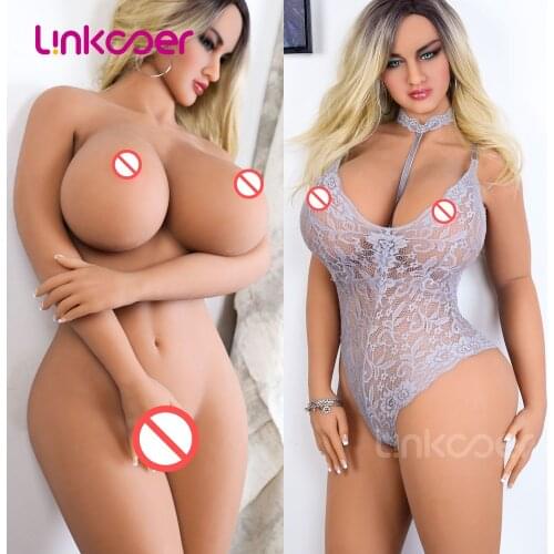 Linkooer 162cm Realistic Silicone Sex Dolls Fat Full Body Huge Boobs Sexy Ass Oral Anus Sexy Toys for Men Pussy