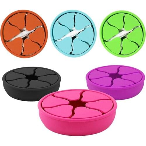 Silicone Mini Earphone Holder Carrying Hard Case Winder Stretch Earbud Storage Wire Cord Fixer Holder Collation Management