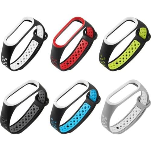 Replacement Watchband For Xiaomi Mi Band 3 Strap Health Sleep Bracelet Wristband Straps Breathable Adjustable Watch Band New