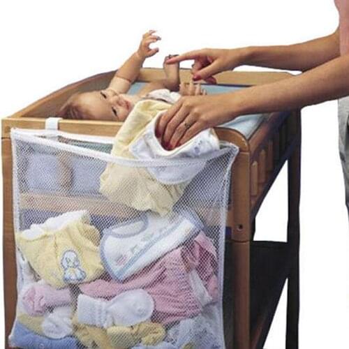 Dirty Clothes Storage Bag Baby Bed Bumper Multipurpose Crib Oraganizer Hanging Houehold Large Crib Circumference Baby Bedding