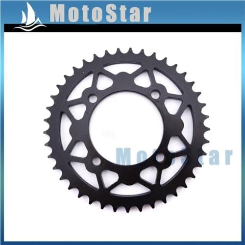 428 76mm 41 Tooth Rear Chain Sprocket For 50cc 70cc 90cc 110cc 125cc 140cc 150cc 160cc Chinese Pit Dirt Trail Bike BSE Apollo