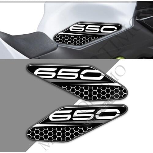 For Kawasaki Ninja 650 Z Z650 VERSYS Protector Tank Pad Stickers Decal Kit Knee Emblem Badge Logo Fairing 2018 2019 2020 2021