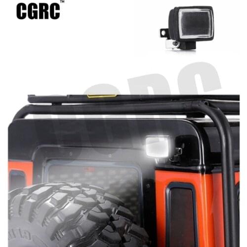1pcs Spotlight Taillight For 1/10 Rc Crawler Car Trx4 Bronco Axial 90046 90047 Jeep Wrangler