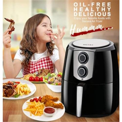 4.5 Liter Air Fryer ,Quick Cook Oil Free Electric Air Fryer with Time & Temperature Control(healthy and quick to use)