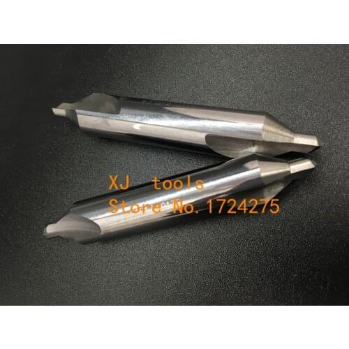 A2.5*D6 2pcs/set 60 degrees High quality Solid carbide center drill Processing: stainless steel and Steel etc