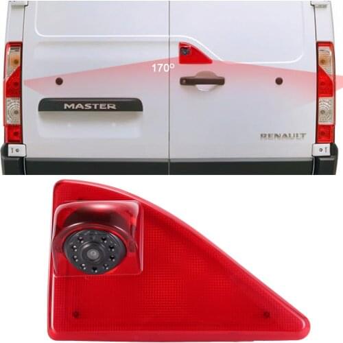 Car brake light lamp rear view camera for Opel Vauxhall Movano ab Renault Master ab Nissan NV400 AB reverse parking back up cam