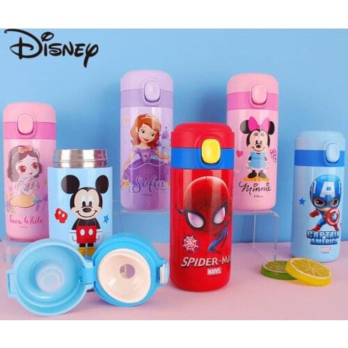 Disney childrens thermos cup male and female students cartoon thermos stainless steel water cup childrens kettle