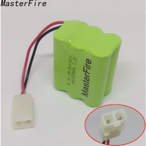 MasterFire 5PACK/LOT Brand New 7.2V AA 1800mAh Ni-MH Battery Rechargeable NiMH Batteries Pack For RC Boat, Car, TrucK