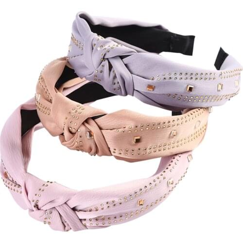 MOLANS Fashion Knotted Headband For Women Wide Hair Bands Hair Accessories Headwear New Arrival 2021 Hairbands