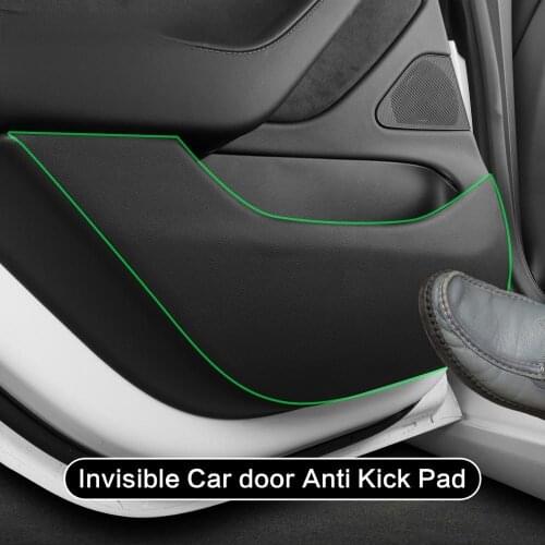 For Tesla Model 3 2017-2021 Invisible Car door Sill Anti Kick Pad Protection Side Edge Film Protector Stickers