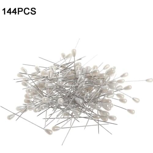 2021 New Extra Long Pearl Head Dressmaking Pins Wedding Corsage Florists Sewing DIY Tool