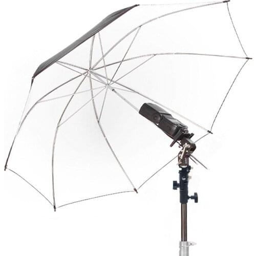 New Swivel Flash Hot Shoe Umbrella Holder Mount Adapter for Studio Light Type E Stand Bracket Photo Studio Accessories