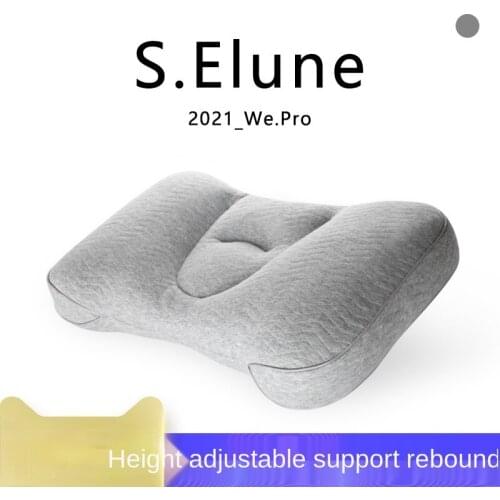 Single Pillow Improve Sleeping Cervical Support Adjustable Correction Pillow for Men for Sleep Household