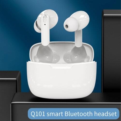 Q101 TWS Bluetooth 5.1 Earphone Charging Box Wireless Headphone HIFI Sound Sports Waterproof Earbuds Headsets With Microphone