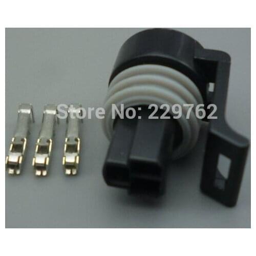 Shhworldsea 1sets 3 pin waterproof automotive oil Fuel Pressure Sensor Connector plug 12110192 12065287 12078090
