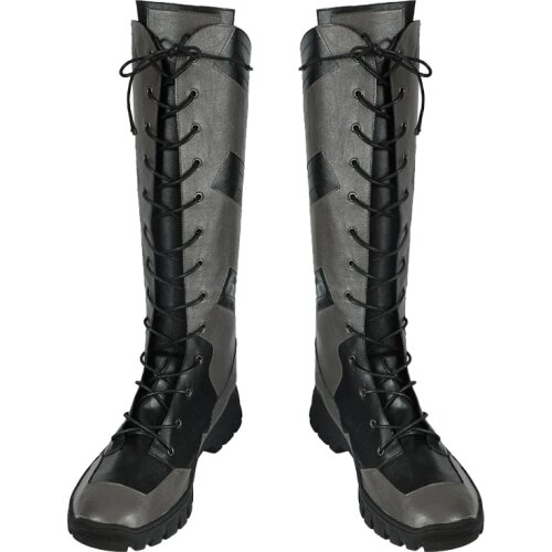 Adult Men Falcon and the Winter Cosplay Costume Soldier Bucky Barnes Long Boots Fancy Halloween Carnival Shoes Feet Accessories