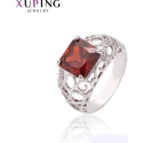 Xuping Jewelry Fashion Women Ring with Rhodium Plated for Engagement 13288