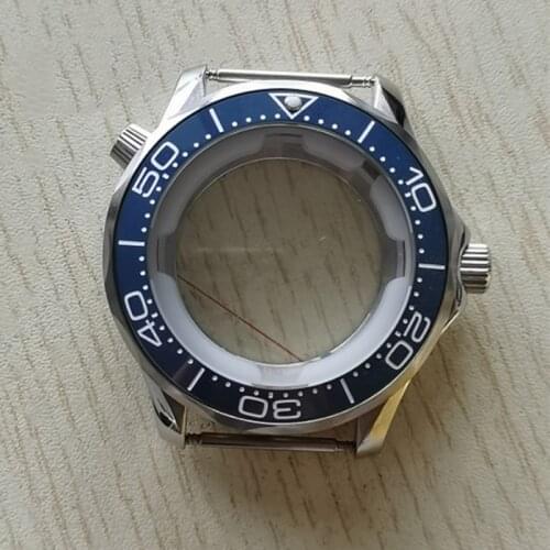 43.5mm Omega Watch Movement Repair Part Watch Case Sapphire Glass for ETA 2836 Mingzhu 2813 Swiss ETA2824-1/2824-2 Seagull 2824