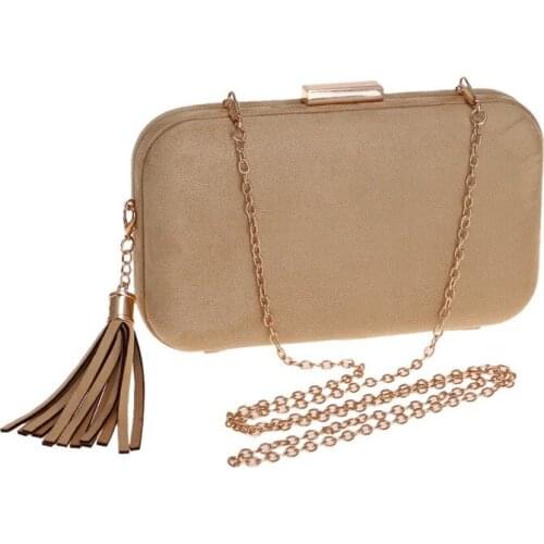 Women Elegant Evening Purse Clutch Bag Bridal Wedding Clutches Chain Handbag Party Dinner Prom Chain Shoulder Handbag Wallet