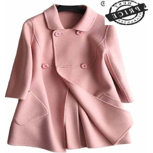 100% Real Wool Coat Female Fashion Ladies Winter Jacket Women Clothes 2021 Cashmere Jacket Korean Outerwear Hiver MSD2aa