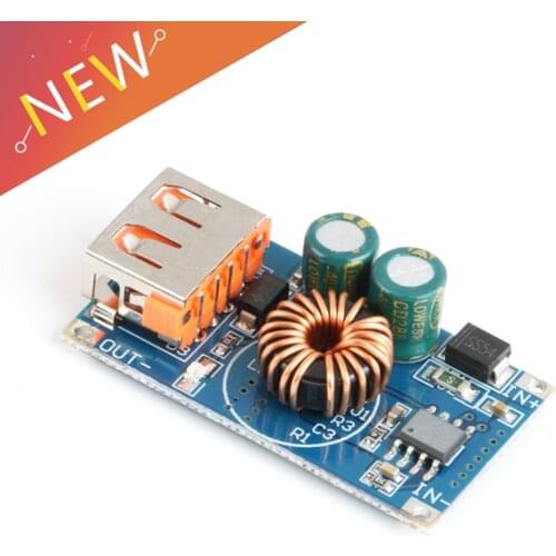 2Pcs 12V24V to 5V USB Support Qualcomm QC3.0 Maximum 24W Regulated Power Converter Buck Module Input6V-32V QC2.0 AFC BC1.2 SFCP